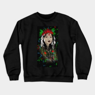 Indian women Crewneck Sweatshirt